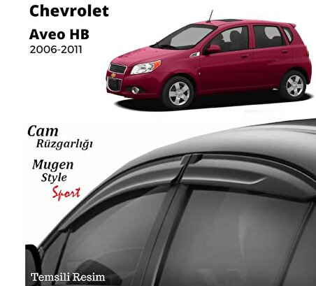 Chevrolet Aveo HB 2006-2011 Cam Rüzgarlığı