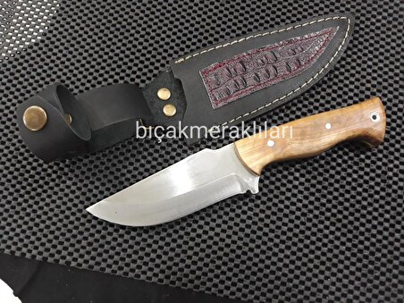 Av Bıçağı Zeytin Sap 3.5mm 4116 Çelik 23.5 CM
