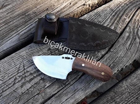 Mini Av Bıçağı-El İşçiliği 12 CM Toplam Boy Kök Ceviz