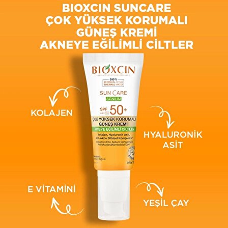 Bioxcin Sun Care Çok Yüksek Korumalı Akneye Eğilimli Ciltler İçin Güneş Kremi Spf 50+ 50 ml