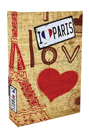 056 PARIS Dekoratif Kitap Kutusu