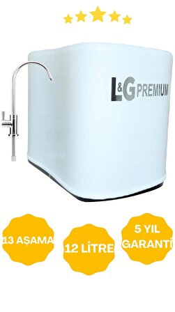 Su Arıtma Cihazı 12 Litre 13 Aşamalı Pompasız