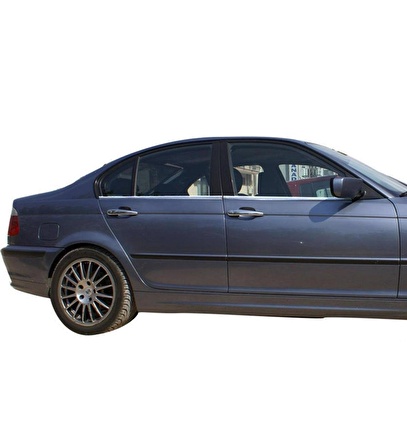 Bmw E46 Cam Çıtası 1998-2005 Krom 4 Parça Paslanmaz Çelik