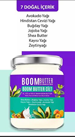 Boom Butter Cilt Bakım Ve Vücut Bakım Yağı 190 Ml
