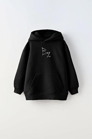 Boy Baskı Çocuk Sweatshirt 