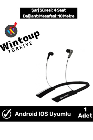 Boyunluk 60 Saat Uyumlu Bluetooth Kulaklık