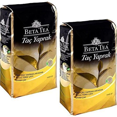 Beta Tea Taç Yaprak Dökme Siyah Çay 2x1 kg