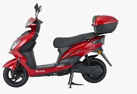 Mondial E-Mon Buddy Elektrikli Motosiklet Kırmızı