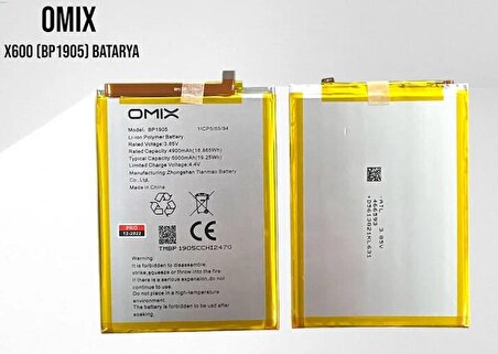 Omix X600 Bp1905 Batarya