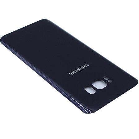 Samsung Galaxy S8 Plus Arka Kapak Cam Pil Kapağı G955 siyah