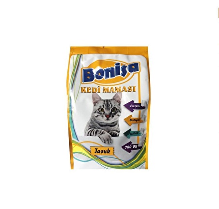 BONİSA 700GR KEDİ MAMASI TAVUKLU