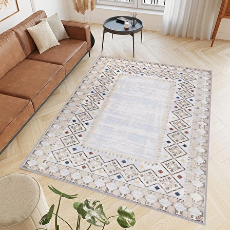 Dijital Baskı Yıkanabilir Kaymaz Taban Salon Halısı Ve Yolluk RVG0723