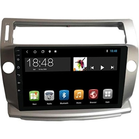 Citroen C4 Android Multimedya Sistemi (2005-2011) 2 GB Ram 16 GB Hafıza 4 Çekirdek İphone CarPlay Android Auto Navibox