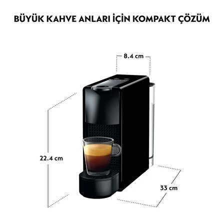 Nespresso Essenza Mini C30 Black Kahve Makinesi