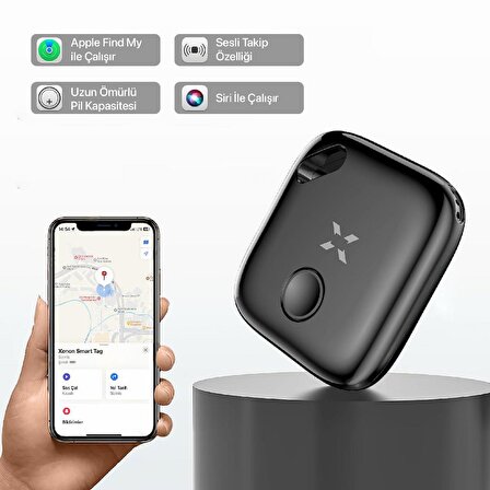 Xenon Smart Smart Tag Akıllı Takip Cihazı 3 adet (Apple Lisanslı)