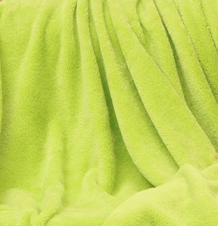 Deluxe Wellsoft Battaniye Çift Kişilik 200x220 Fıstık Yeşili