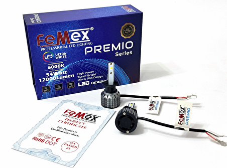 FEMEX Bi-Xenon Far İçi Hella Mercek 3,0 Inc Far Merceği H7 Led Xenon Uyumlu