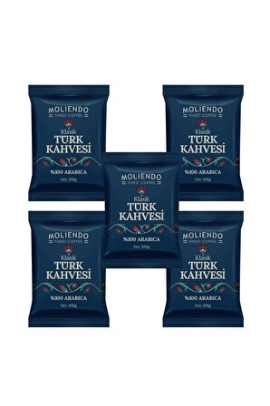 Moliendo Klasik Türk Kahvesi 100 G 5'li Avantaj Paketi