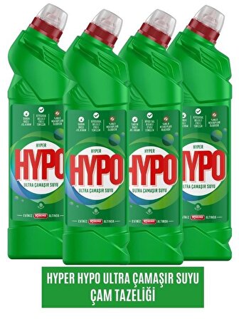 Hyper Hypo Ultra Normal Sıvı Çamaşır Suyu 4 x 750 ml