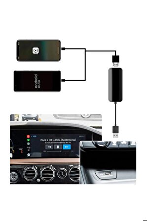 Apple Carplay Android Carplaye Çevirici Multimedya Usb Adaptör