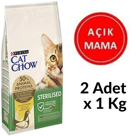 Purina Cat Chow Kısır Kediler Tavuklu Açık Mama 2 Kg