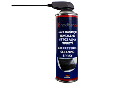 Tetikli Çubuklu Kapak Toz Alıcı Basınçlı Hava Spreyi Air Duster 500 ml