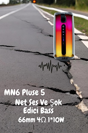 Pluse 5 Mikrofonlu Bluetooth Hoparlör,Şok Edici Bass.mikrofonlu Hoparlör, 360° Işıklandırma,mikrofonlu Ses Bombası,BT 5,3, Taşınabilir bluetooth hoparlör