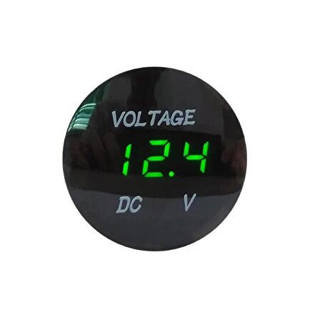 DC 5V-48V Yeşil LED Panel Dijital Gerilim Göstergesi Voltmetre