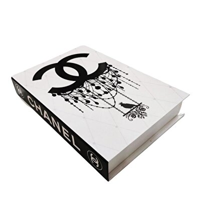 Dekoratif Kitap Kutusu Hediyelik Açılabilir Kutu Ev Dekoru Lovely Home Decor Book Box Chanel Bird