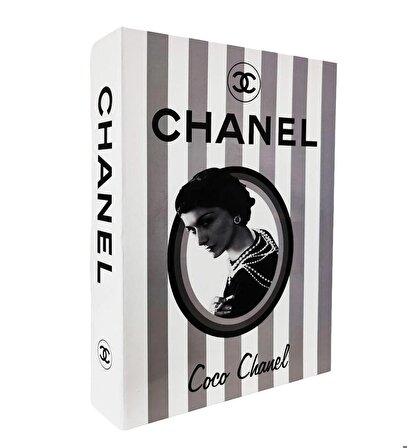 Dekoratif Kitap Kutusu Hediyelik Açılabilir Kutu Ev Dekoru Lovely Home Decor Book Box Chanel Girl