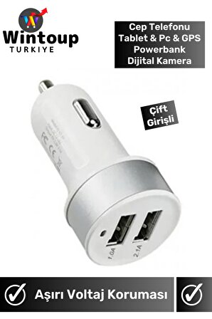 Port Fast Car Charger with USB