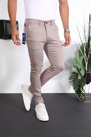 Slim Fit Chino Keten Pantolon