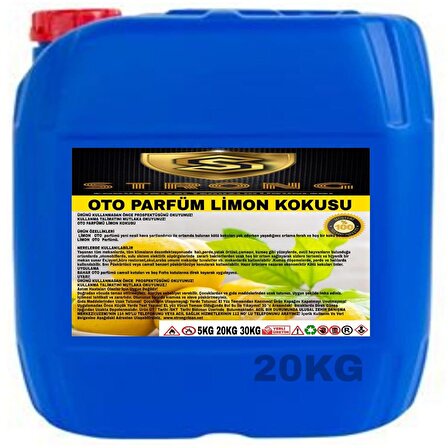 Strong Oto Parfüm Limon 20 Kg