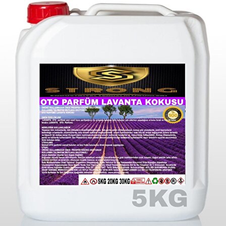 Strong Oto Parfüm Lavanta 5 Kg