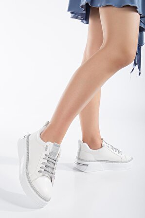 Suins Clara Kadın Spor Ayakkabı Simli Sneaker Günlük