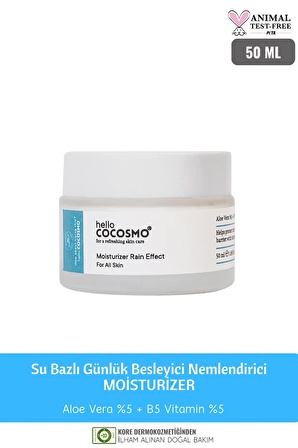 Tüm Cilt Tipleri İçin Su Bazlı Nemlendirici Yüz Kremi Cilt Tonu Eşitleyici Aydınlatıcı Moisturizer