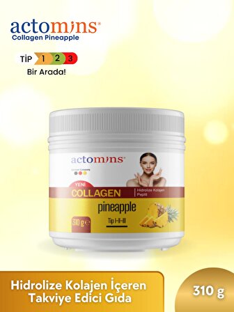 ACTOMINS® Collagen Pineapple 310 g 2 Aylık Paket | 2'li Paket