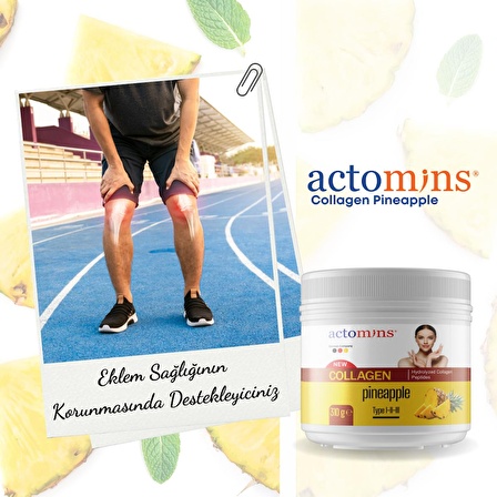 ACTOMINS® Collagen Pineapple 3 Aylık Paket | 3'lü Paket