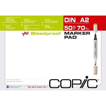 Copic Marker Defteri A2 · 70 g