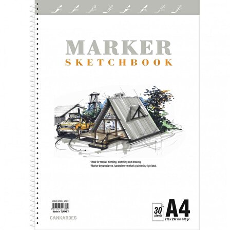 Copic Marker Defteri Sketchbook A4 30 Yaprak