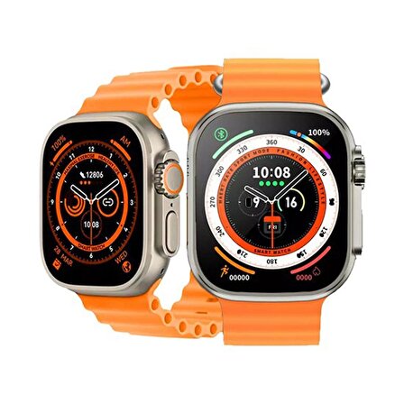 Watch 8 T800 Ultra Akıllı Saat Ios Andorid Destekli Arama Özeliği Sensörlü LCD Ekran 3 Tuş