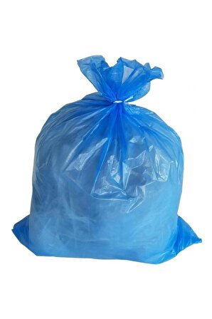 Yener Mavi Orta Boy Çöp Torbası Poşeti - 2 Kat - 55x60 Cm. - 20 Adetlik 3 Rulo