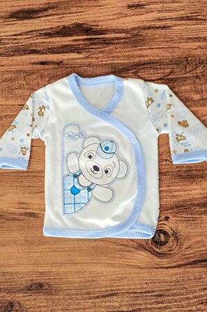 Yeni Doğan Erkek Bebek Hastane Çıkışı 10 Parça Giyim Seti