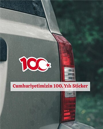 Cumhuriyet 100. Yıl Sticker
