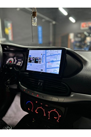 Fiat Egea Çerçeveli Android 12 Multimedya Carplay 2GB RAM+32GB HDD Navgiasyon Ekran