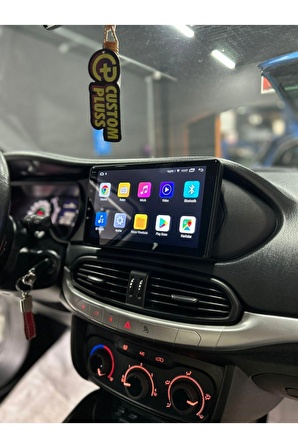 Fiat Egea Çerçeveli Android 12 Multimedya Carplay 4GB RAM+64GB HDD Navigasyon Ekran