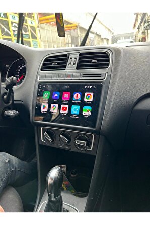 Volkwagen Polo Çerçeveli Android 12 Multimedya Carplay 2GB RAM+32GB HDD Navigasyon Ekran