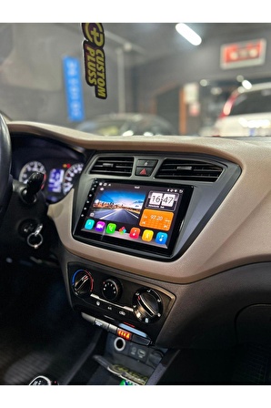 Hyundai I20 Çerçeveli Android 12 Multimedya Carplay 2gb Ram 32gb Hdd Navigasyon Ekran