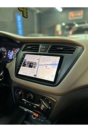 Hyundai I20 Çerçeveli Android 12 Multimedya Carplay 2gb Ram 32gb Hdd Navigasyon Ekran