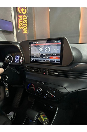 Hyundai İ20 Bayon 2021-2023 Çerçeveli Android 12 Multimedya Carplay 2GB RAM+32GB HDD Navgiasyon Ekran